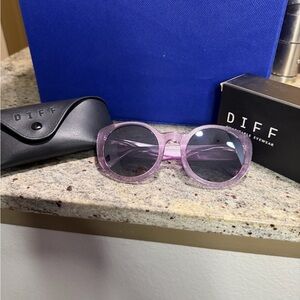 Diff Eyewear Luna Lavender Sunglasses